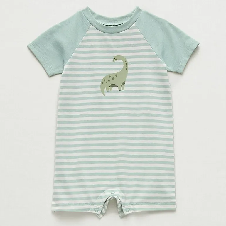 Okie Dokie Baby Boys Short Sleeve Romper