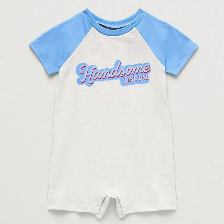 Okie Dokie Baby Boys Short Sleeve Romper