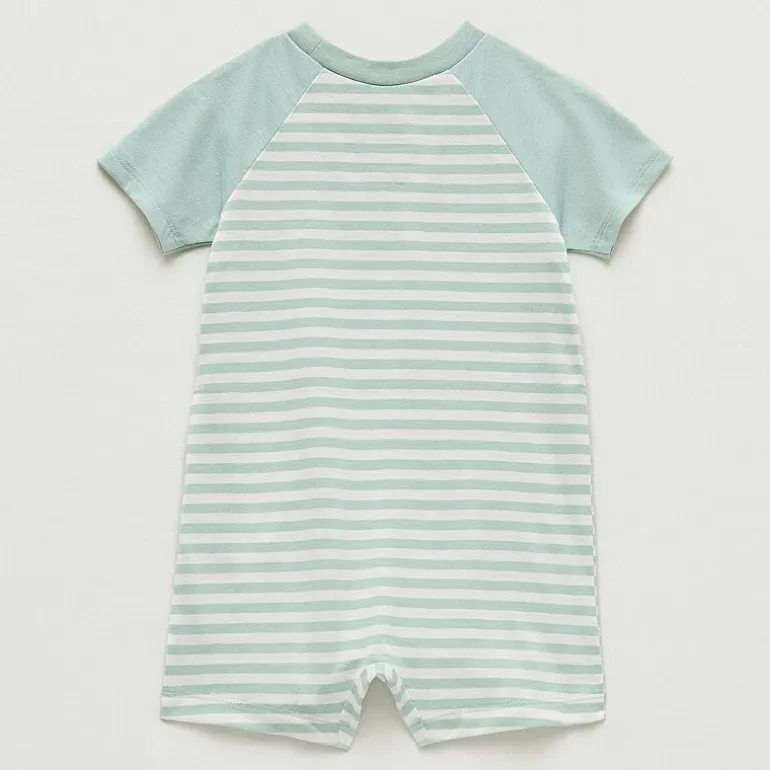 Okie Dokie Baby Boys Short Sleeve Romper