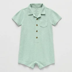 Okie Dokie Baby Boys Short Sleeve Romper