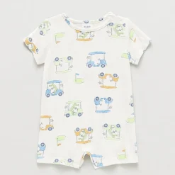 Okie Dokie Baby Boys Short Sleeve Romper
