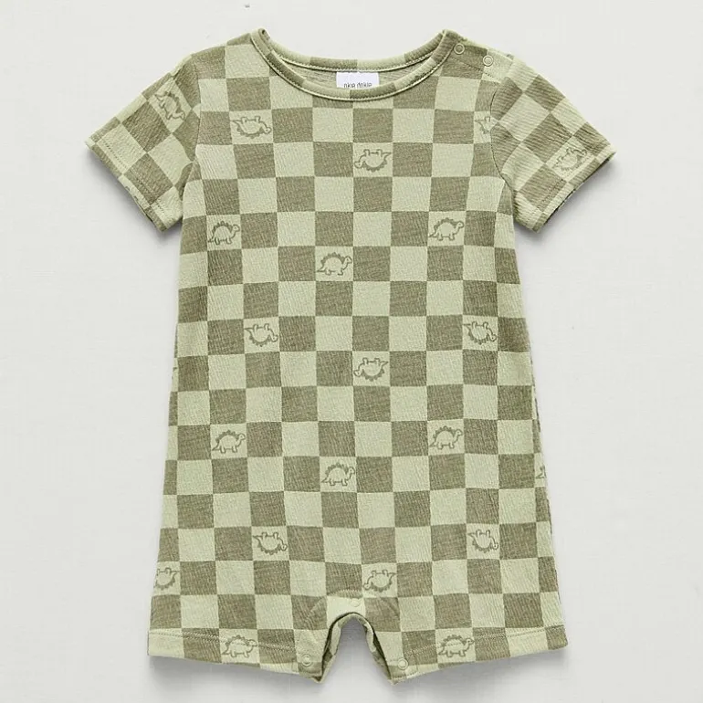 Okie Dokie Baby Boys Short Sleeve Romper