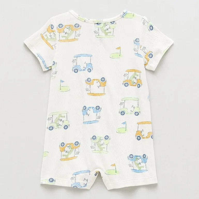 Okie Dokie Baby Boys Short Sleeve Romper