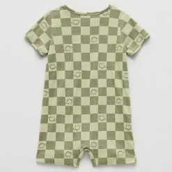 Okie Dokie Baby Boys Short Sleeve Romper