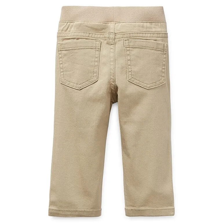Okie Dokie Baby Boys Straight Original Fit Pull-On Pant