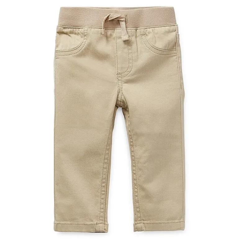 Okie Dokie Baby Boys Straight Original Fit Pull-On Pant