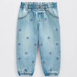 Okie Dokie Baby Girls Adjustable Waist Jogger Denim Jean