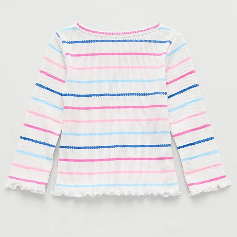 Okie Dokie Baby Girls Crew Neck Long Sleeve T-Shirt