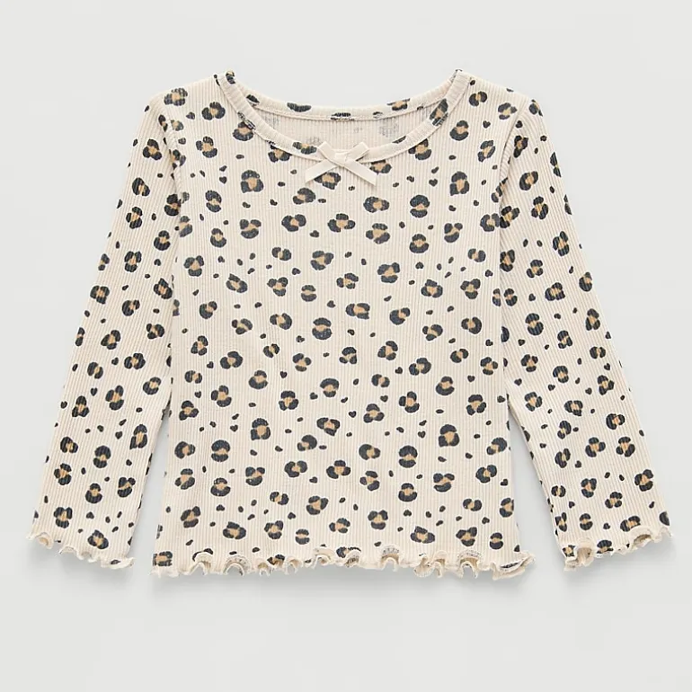 Okie Dokie Baby Girls Crew Neck Long Sleeve T-Shirt