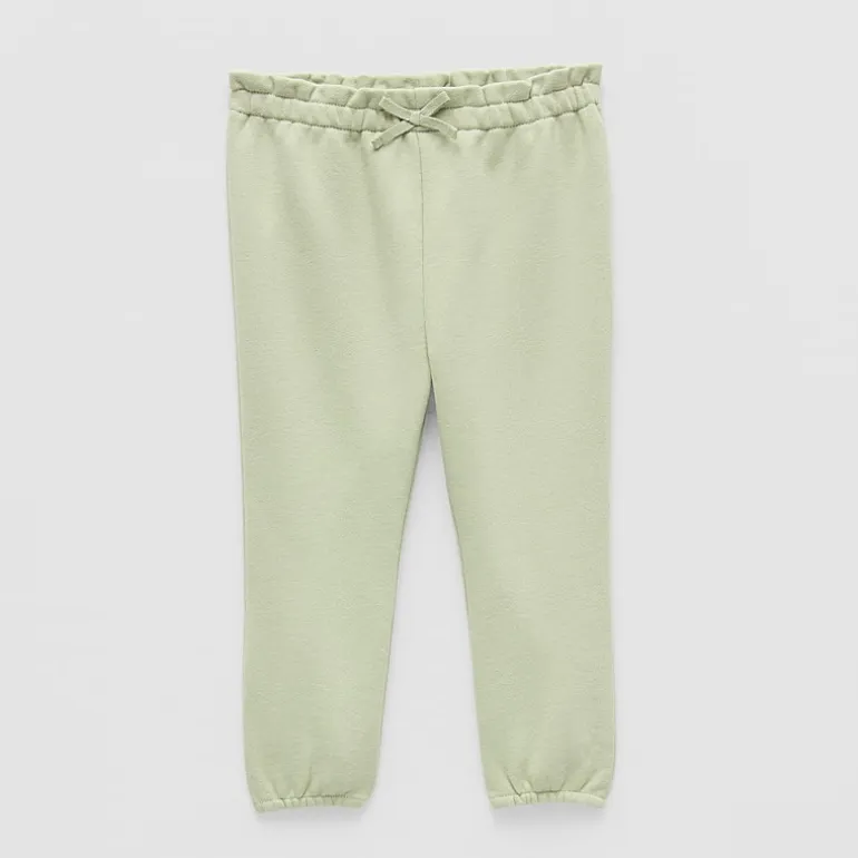 Okie Dokie Baby Girls Cuffed Regular Fit Pull-On Pant