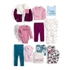 Okie Dokie Baby Girls Cuffed Regular Fit Pull-On Pant