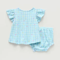 Okie Dokie Baby Girls Flutter 2-pc. Dress Set