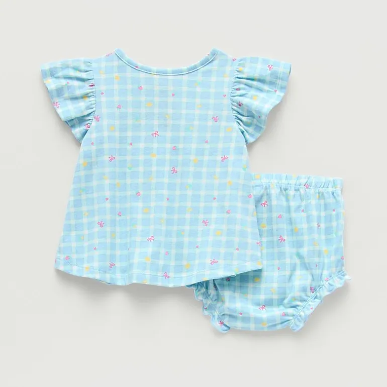Okie Dokie Baby Girls Flutter 2-pc. Dress Set
