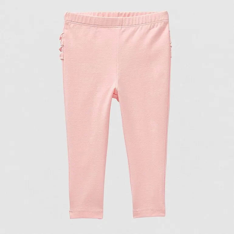Okie Dokie Baby Girls Full Length Ruffle Back Leggings