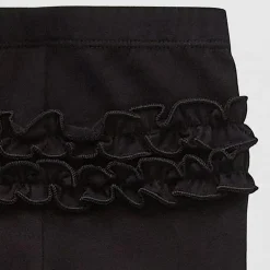 Okie Dokie Baby Girls Full Length Ruffle Back Leggings