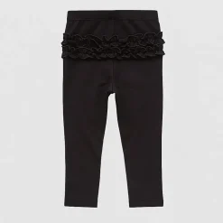 Okie Dokie Baby Girls Full Length Ruffle Back Leggings