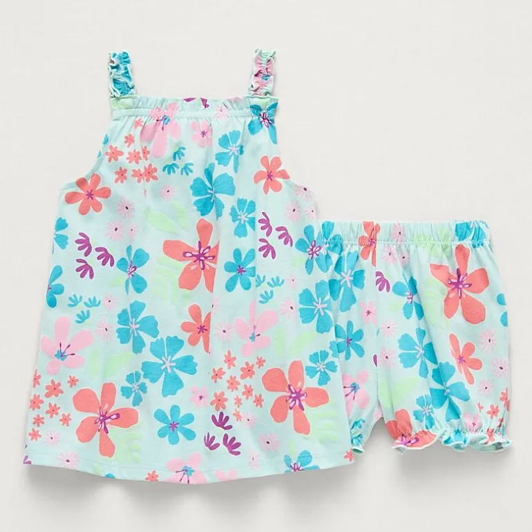 Okie Dokie Baby Girls 2-pc. Dress Set