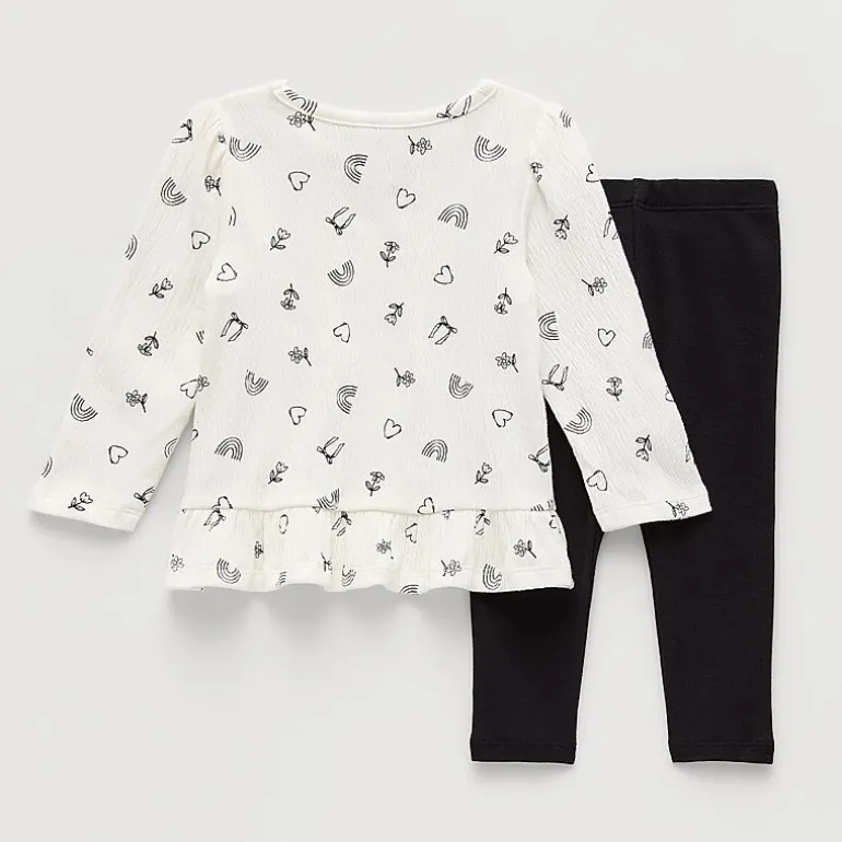Okie Dokie Baby Girls 2-pc. Legging Set