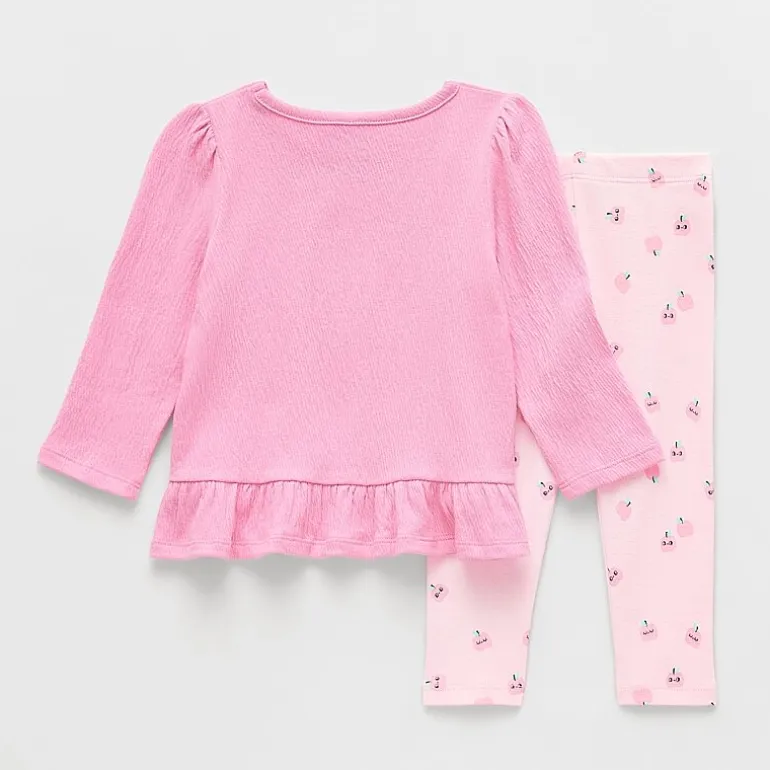 Okie Dokie Baby Girls 2-pc. Legging Set