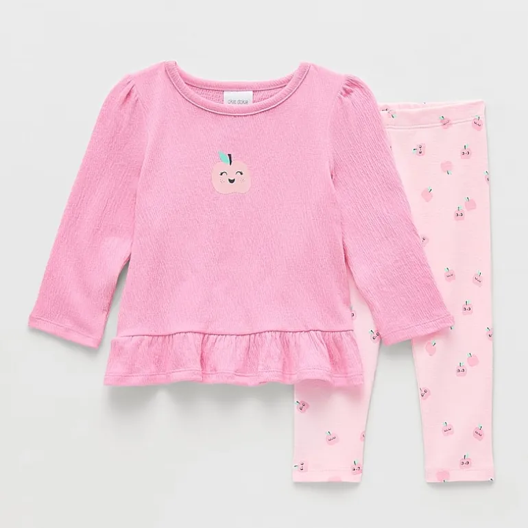 Okie Dokie Baby Girls 2-pc. Legging Set