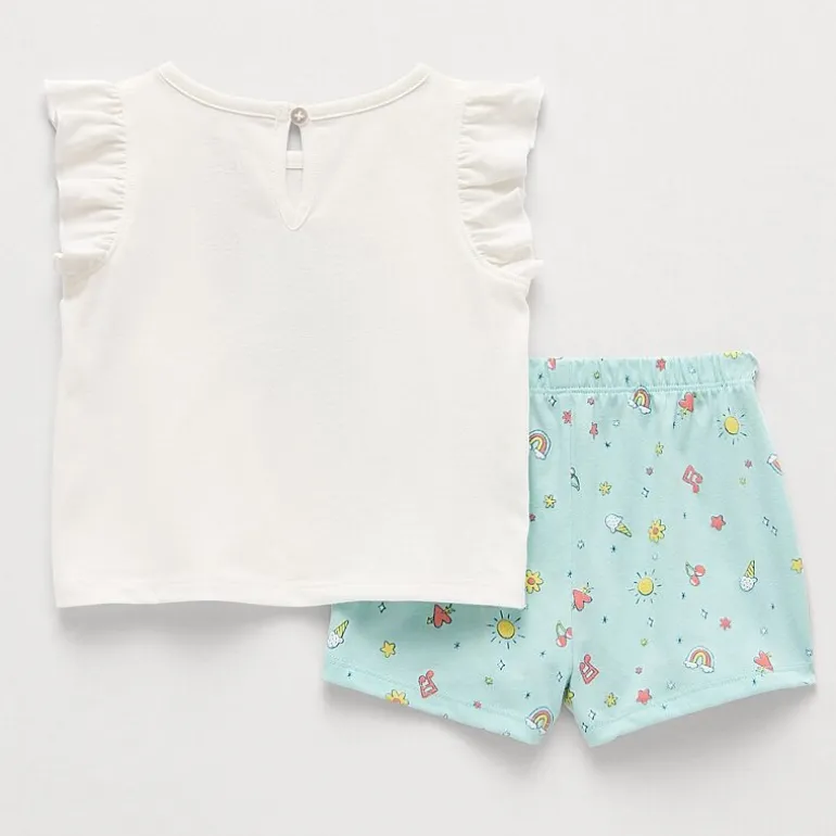 Okie Dokie Baby Girls 2-pc. Short Set