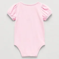 Okie Dokie Baby Girls Round Neck Short Sleeve Bodysuit