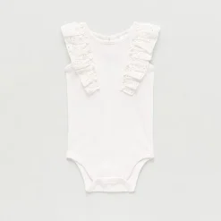 Okie Dokie Baby Girls Round Neck Sleeveless Rib Bodysuit
