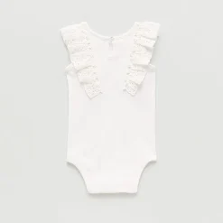 Okie Dokie Baby Girls Round Neck Sleeveless Rib Bodysuit