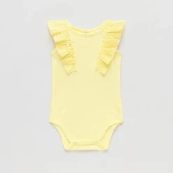 Okie Dokie Baby Girls Round Neck Sleeveless Rib Bodysuit
