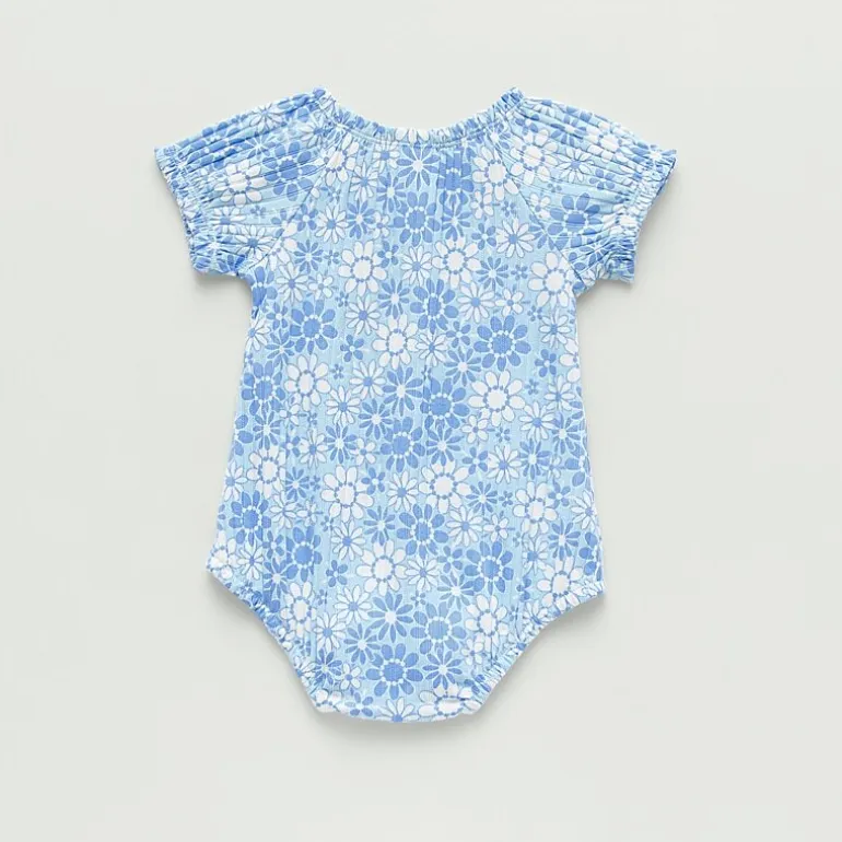 Okie Dokie Baby Girls Short Sleeve Romper