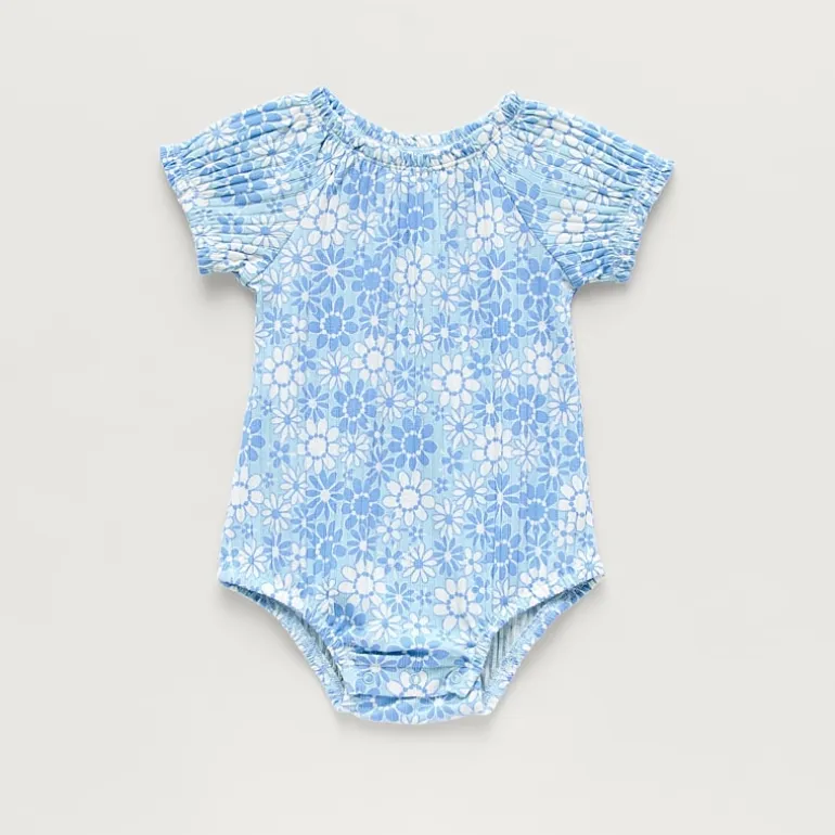 Okie Dokie Baby Girls Short Sleeve Romper