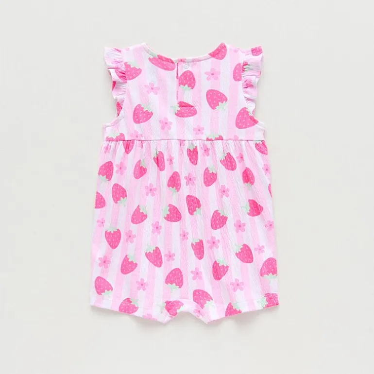 Okie Dokie Baby Girls Sleeveless Romper