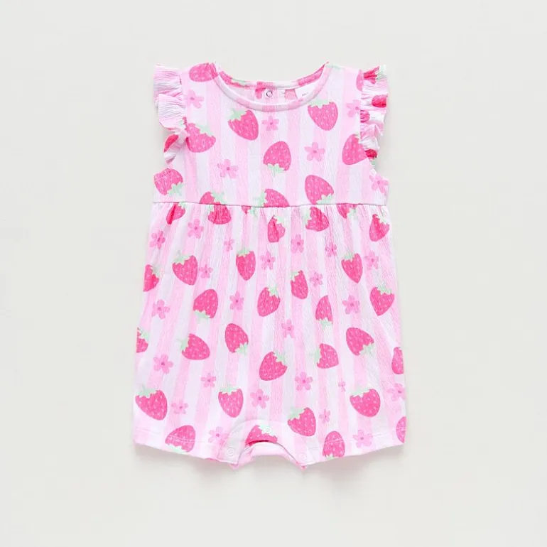 Okie Dokie Baby Girls Sleeveless Romper