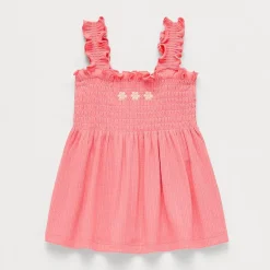 Okie Dokie Baby Girls Square Neck Sleeveless Tank Top