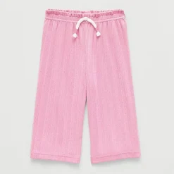 Okie Dokie Baby Girls Wide Leg Loose Fit Pull-On Pant