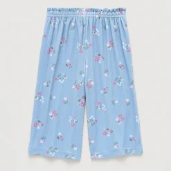 Okie Dokie Baby Girls Wide Leg Loose Fit Pull-On Pant