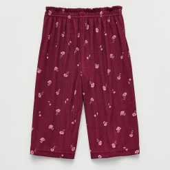 Okie Dokie Baby Girls Wide Leg Loose Fit Pull-On Pant
