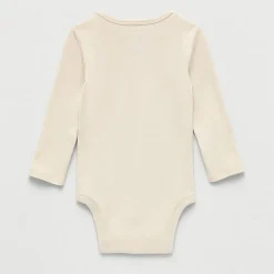 Okie Dokie Baby Unisex Crew Neck Long Sleeve Rib Bodysuit