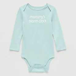 Okie Dokie Baby Unisex Crew Neck Long Sleeve Rib Bodysuit