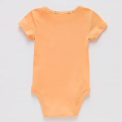 Okie Dokie Baby Unisex Round Neck Short Sleeve Rib Bodysuit