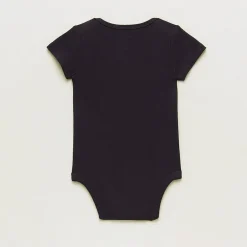 Okie Dokie Baby Unisex Round Neck Short Sleeve Rib Bodysuit