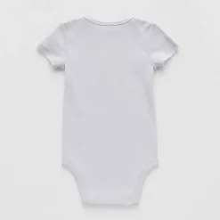 Okie Dokie Baby Unisex Round Neck Short Sleeve Rib Bodysuit