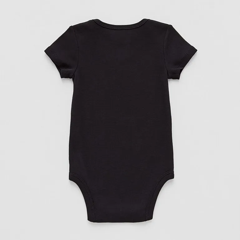 Okie Dokie Baby Unisex Round Neck Short Sleeve Rib Bodysuit
