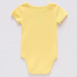 Okie Dokie Baby Unisex Round Neck Short Sleeve Rib Bodysuit