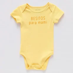 Okie Dokie Baby Unisex Round Neck Short Sleeve Rib Bodysuit