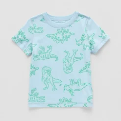 Okie Dokie Boys Easy-on + Easy-off Sensory Friendly Crew Neck Short Sleeve Adaptive Regular Fit Graphic T-Shirt