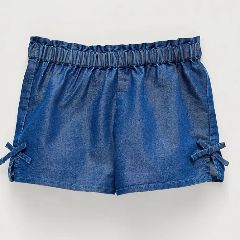 Okie Dokie Chambray Toddler & Little Girls Pull-On Short