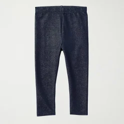 Okie Dokie Denim Baby Girls Knit Skinny Full Length Leggings