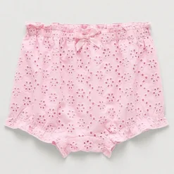 Okie Dokie Eyelet Baby Girls Pull-On Short