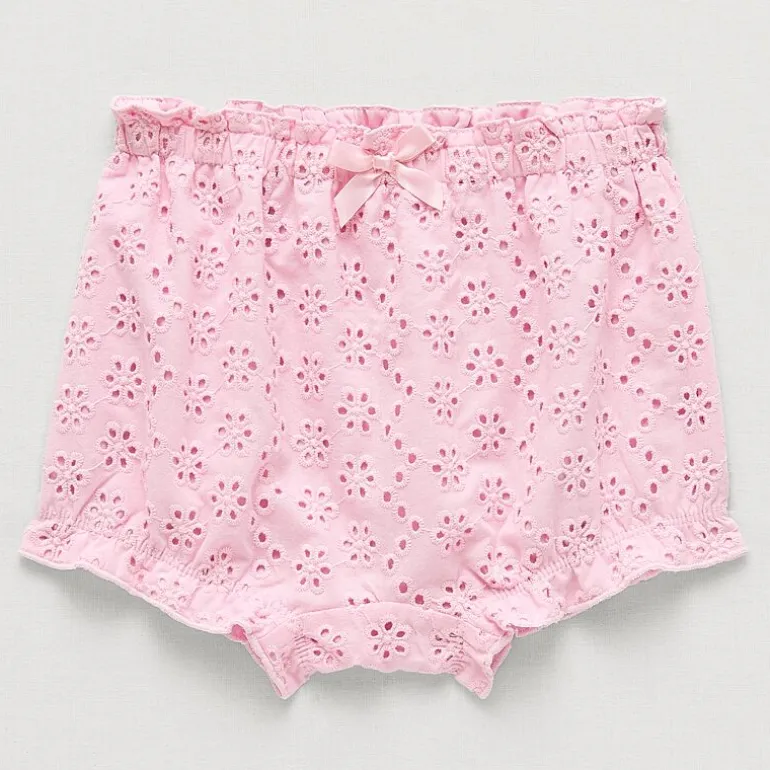 Okie Dokie Eyelet Baby Girls Pull-On Short